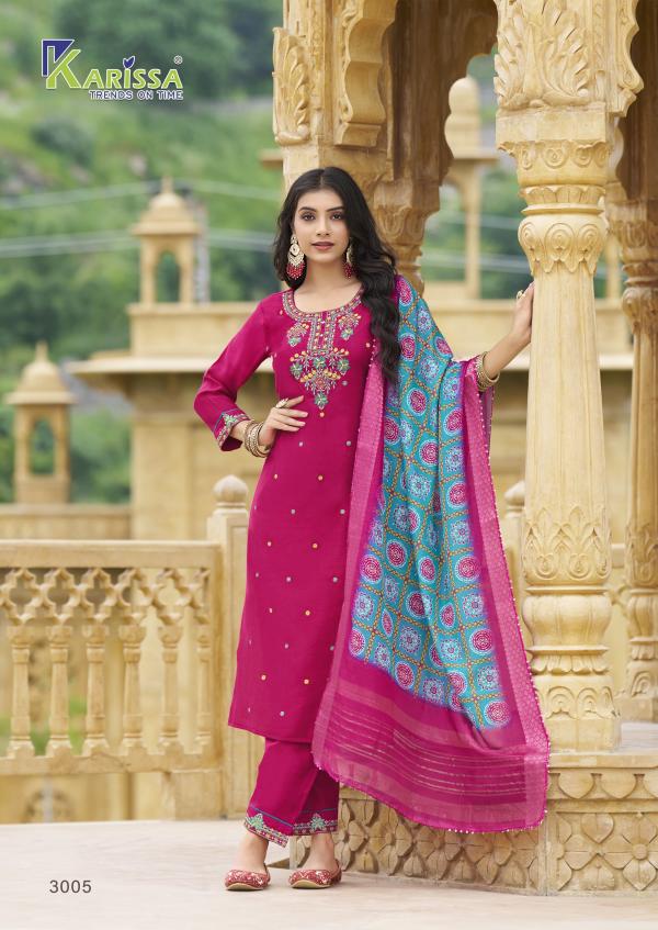 Karissa Nora Vol 3 Fancy Top Bottom With Dupatta Collection