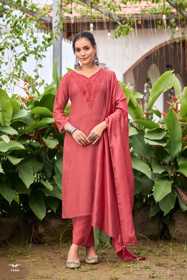 Ossm Nargis 1001 Kurti Pant With Dupatta Collection