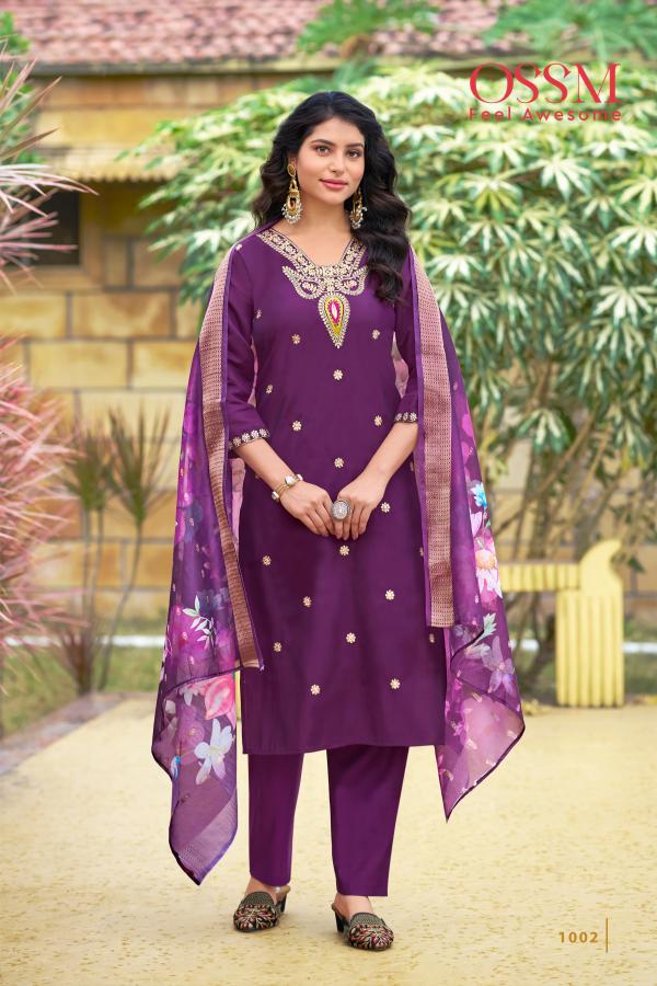 Ossm Nusrat Kurti Pant With Dupatta Collection