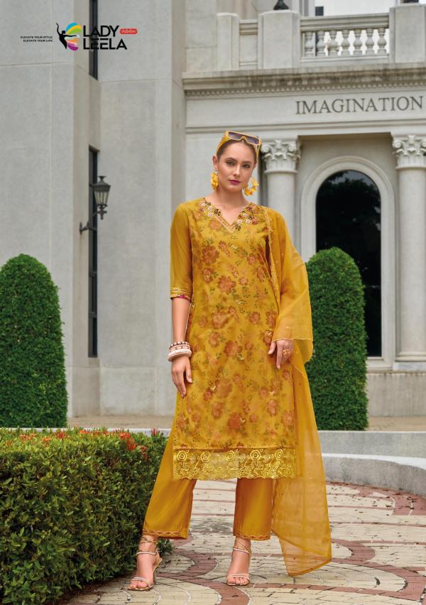 Lady Leela Aleena Kurti Pant With Dupatta Collection