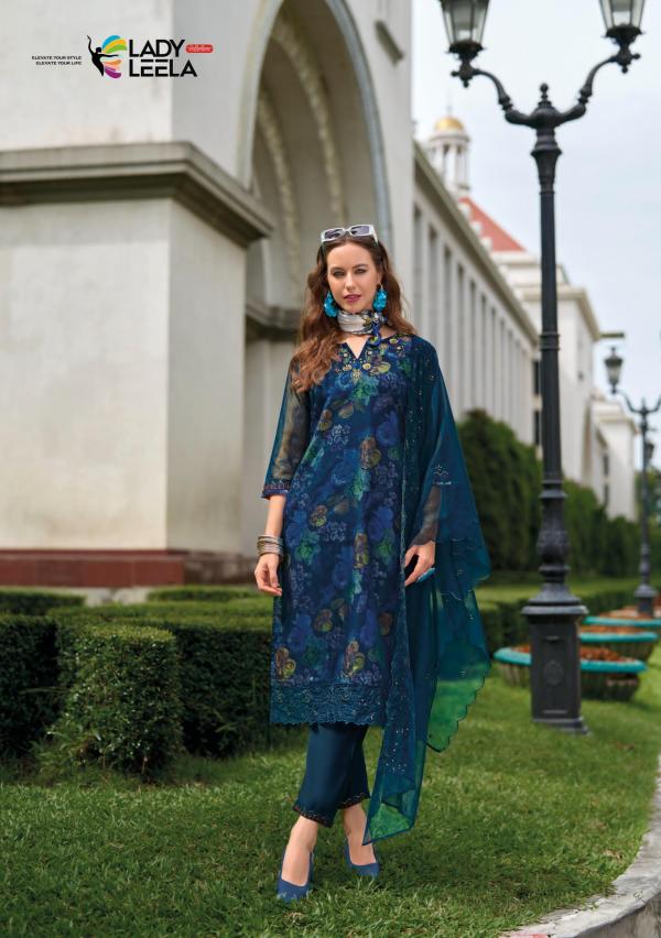 Lady Leela Aleena Kurti Pant With Dupatta Collection