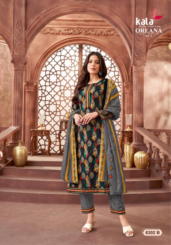 Kala Oreana Vol 7 Cotton Dress Material Collection