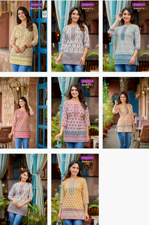 Rangmaya Sweety Fancy Short Top Collection