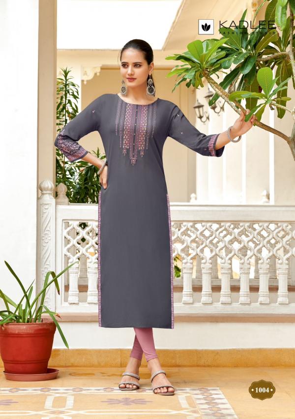 Kadlee Aneri Rayon Fancy Kurti Collection