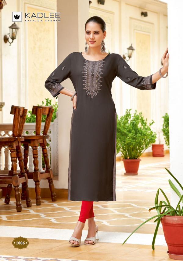 Kadlee Aneri Rayon Fancy Kurti Collection