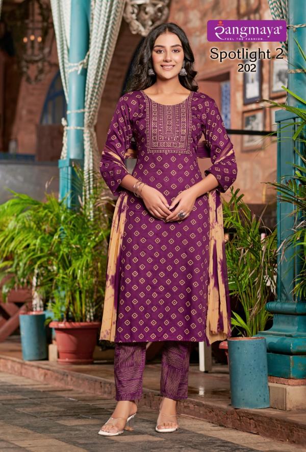 Rangmaya Spotlight Vol 2 Kurti Bottom With Dupatta Collection