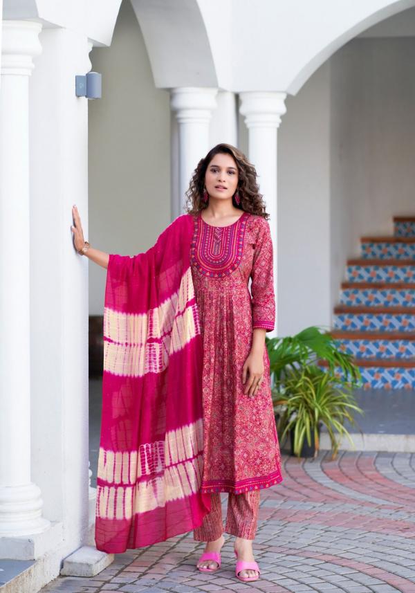 Mystic 9 Mona Vol 1 Kurti Bottom With Dupatta Collection