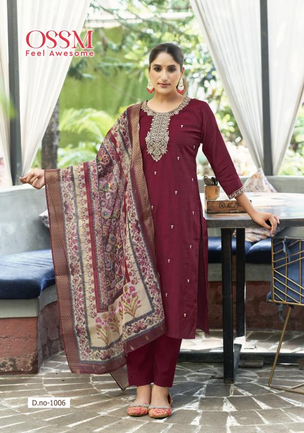 Ossm Meera Kurti Pant With Dupatta Collection