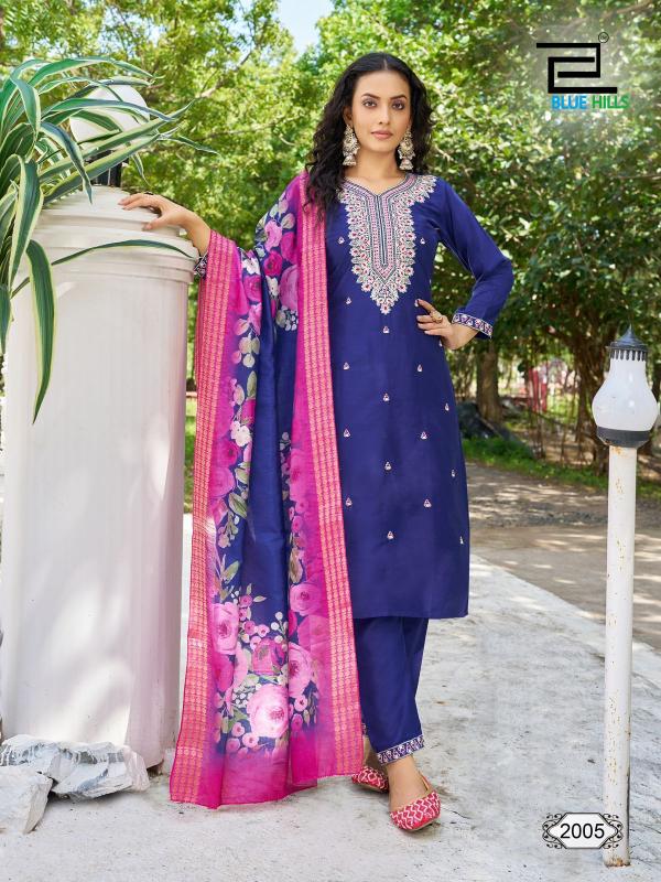 Blue Hills Skyline Vol 20 Kurti Bottom With Dupatta Collection