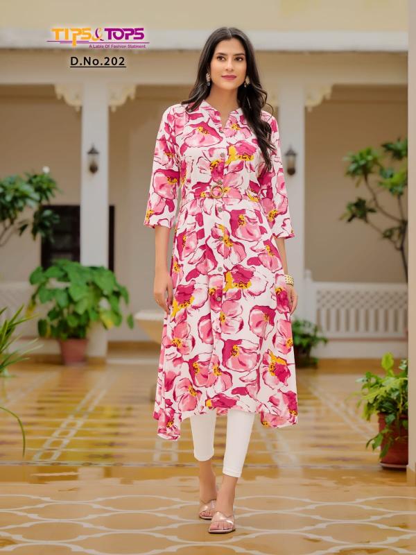 Tips And Tops Grassy Vol 2 Rayon Printed Kurti Collection