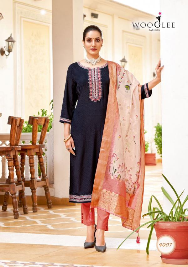 Wooglee Nitya Vol 2 Kurti Bottom With Dupatta Collection