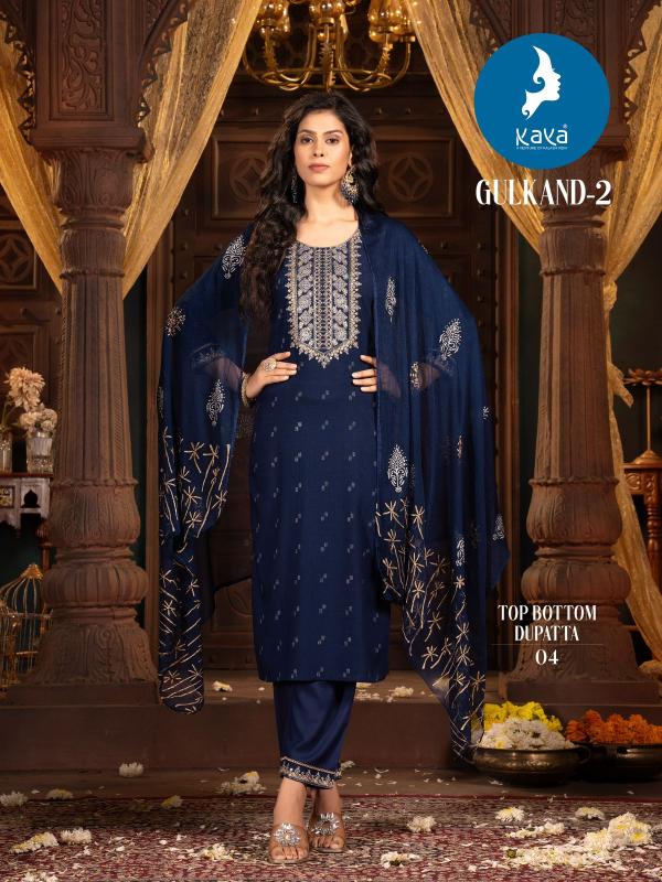 Kaya Gulkand 2 Kurti Bottom With Dupatta Collection