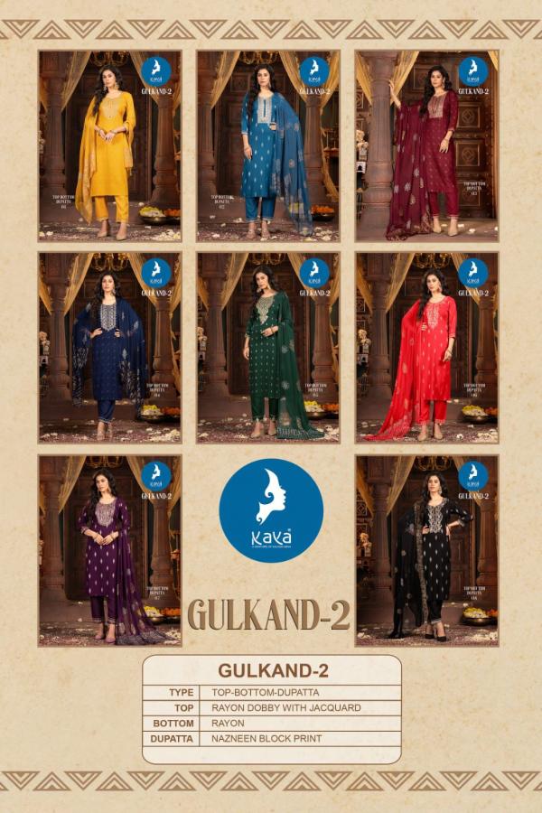 Kaya Gulkand 2 Kurti Bottom With Dupatta Collection