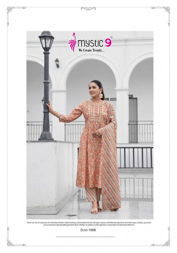 Mystic 9 Roop Vol 1 Kurti Bottom With Dupatta Collection