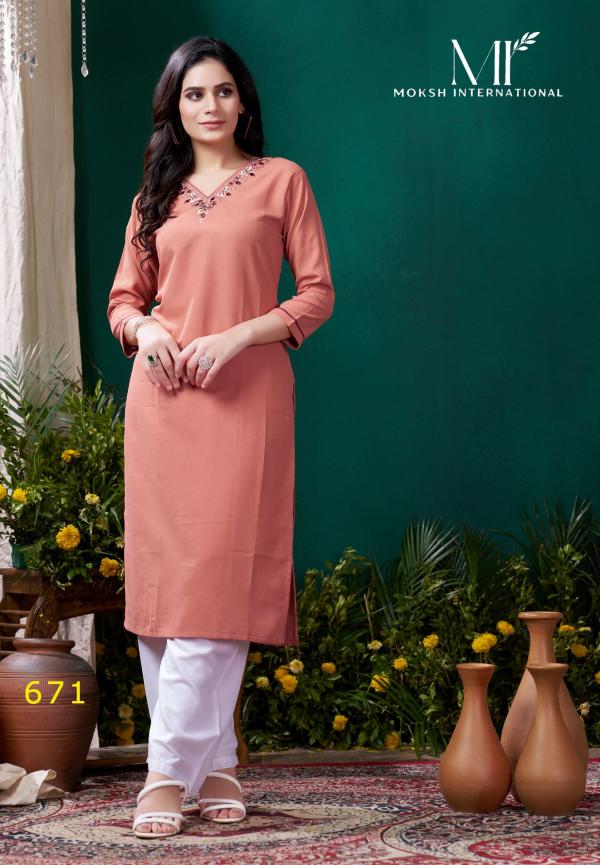 Moksh Giva Vol 1 Fancy Kurti With Pant Collection