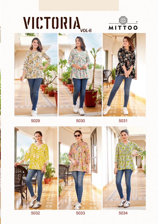 Mittoo Victoria Vol 6 Casual Wear Top Collection