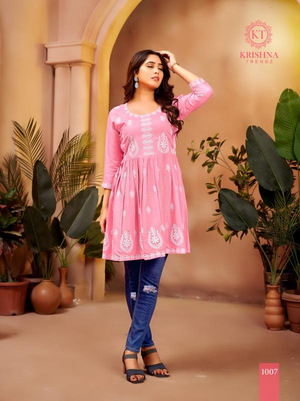 Krishna Nazakat Vol 1 Rayon Slub Top Collection