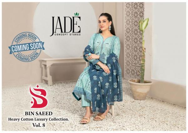 Jade Bin Saeed Vol-8 – Karachi Dress Material