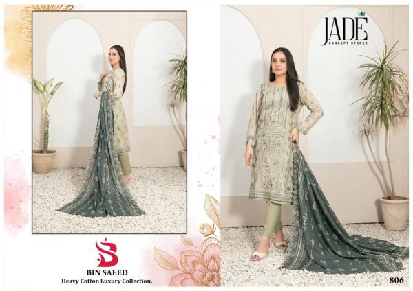 Jade Bin Saeed Vol-8 – Karachi Dress Material