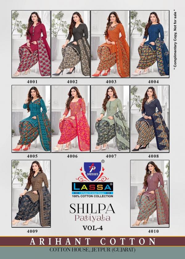 Lassa Shilpa Patiyala Vol-4 – Dress Material