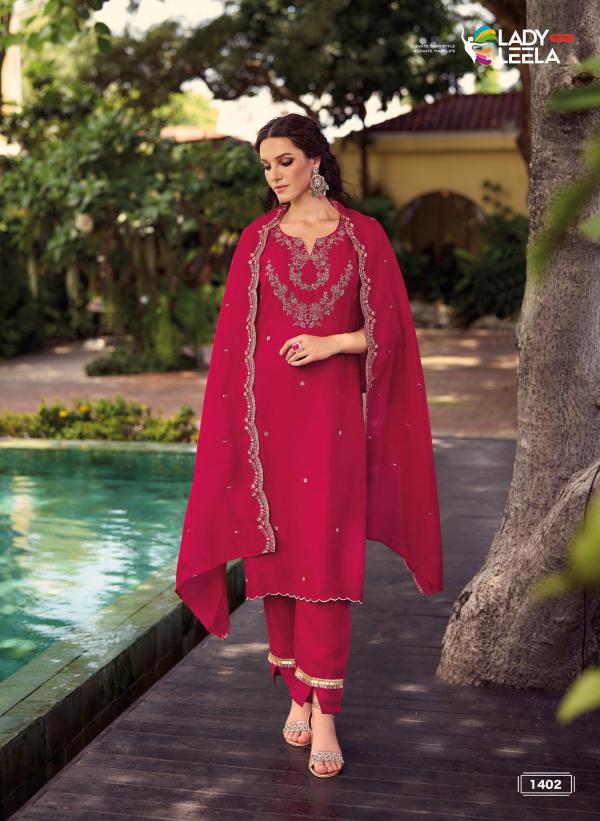 Lady Leela Noor 2 Kurti Pant With Dupatta Collection