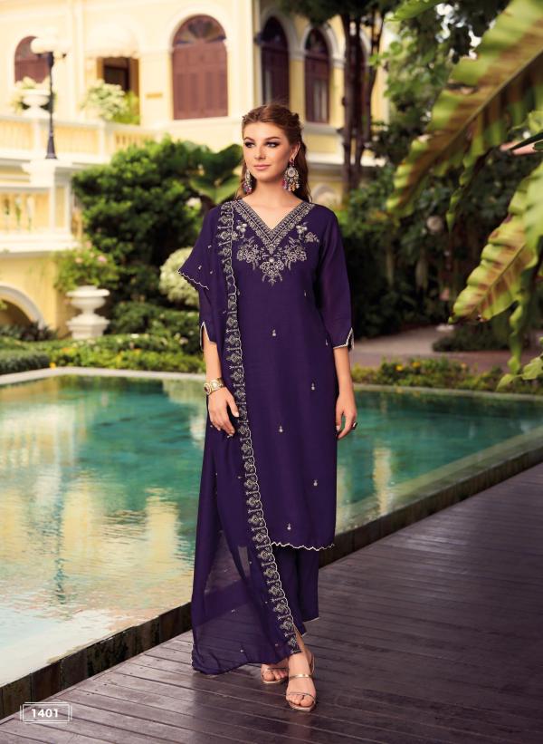 Lady Leela Noor 2 Kurti Pant With Dupatta Collection