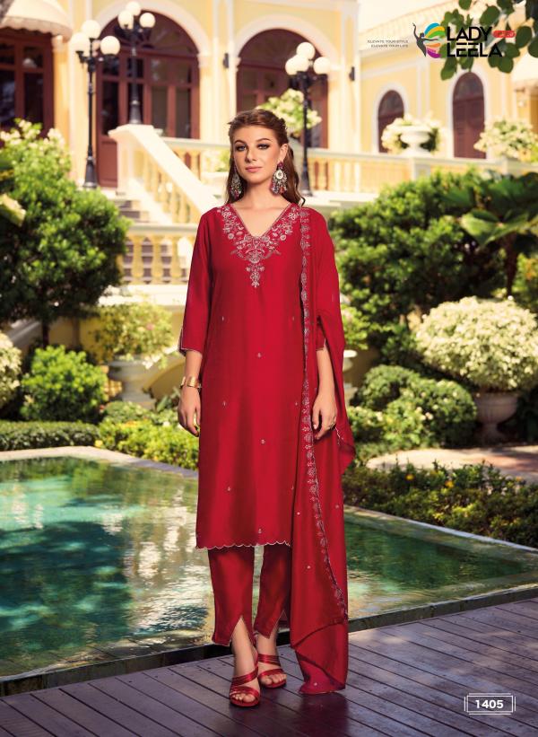 Lady Leela Noor 2 Kurti Pant With Dupatta Collection