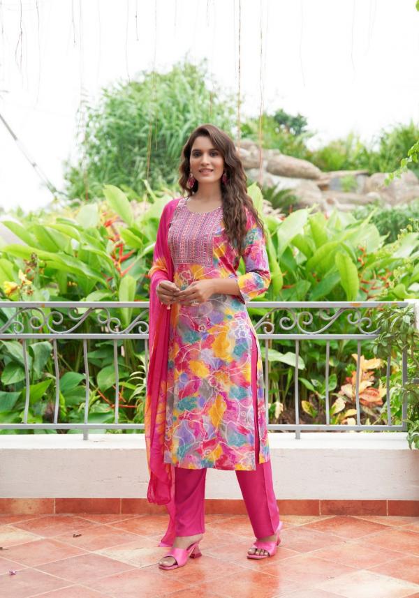 Mystic 9 Sabri Vol 2 Rayon Kurti Bottom With Dupatta Collection