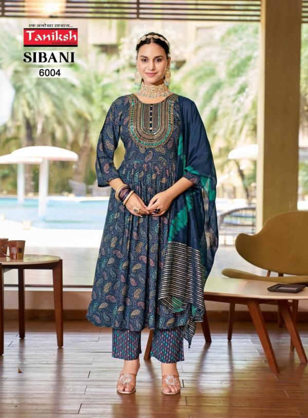 Taniksh Sibani Vol 6 Rayon Printed Kurti Bottom With Dupatta