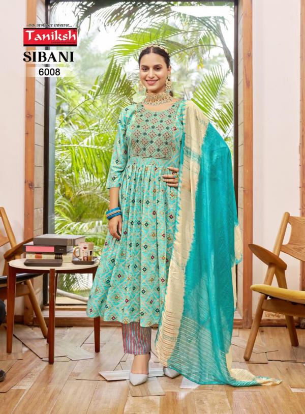 Taniksh Sibani Vol 6 Rayon Printed Kurti Bottom With Dupatta