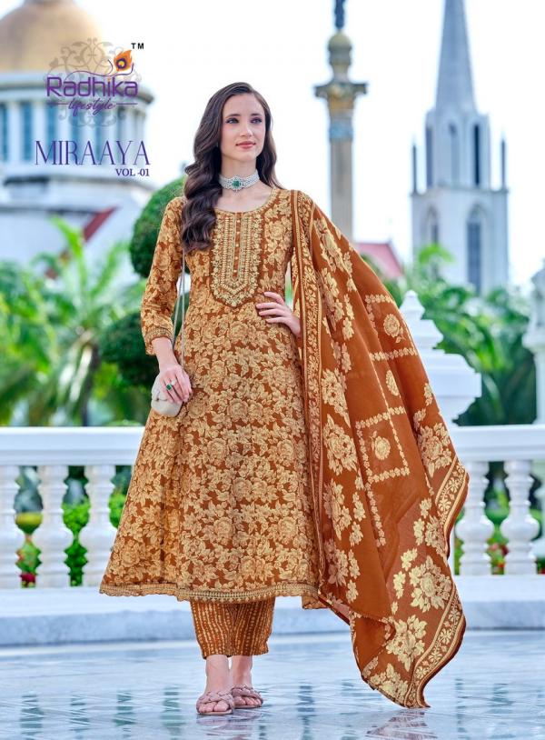 Radhika Miraaya Vol 1 Kurti Pant With Dupatta Collection