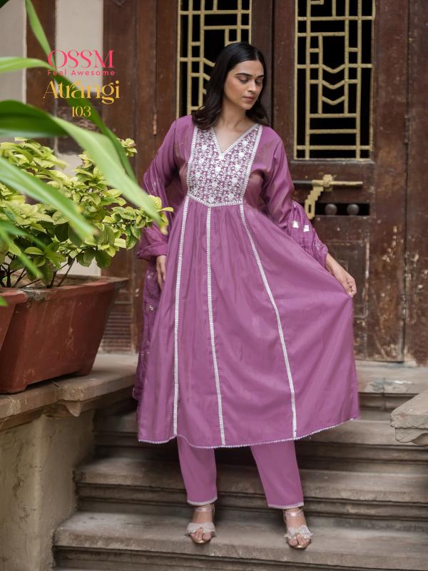 Ossm Atrangi Kurti Pant With Dupatta Collection