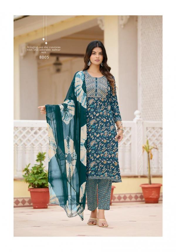 Mystic 9 Shagun Vol 8 Kurti Bottom With Dupatta Collection