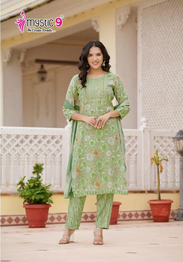 Mystic 9 Shagun Vol 8 Kurti Bottom With Dupatta Collection