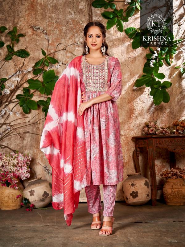 Krishna Deepika Vol 2 Printed Kurti Pant With Dupatta Collection