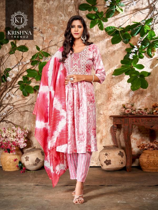 Krishna Deepika Vol 2 Printed Kurti Pant With Dupatta Collection