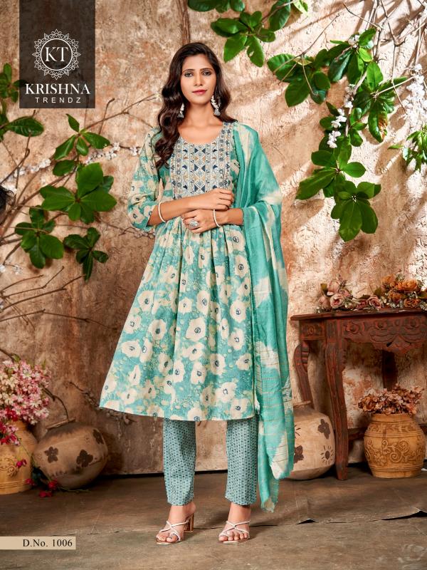 Krishna Deepika Vol 2 Printed Kurti Pant With Dupatta Collection