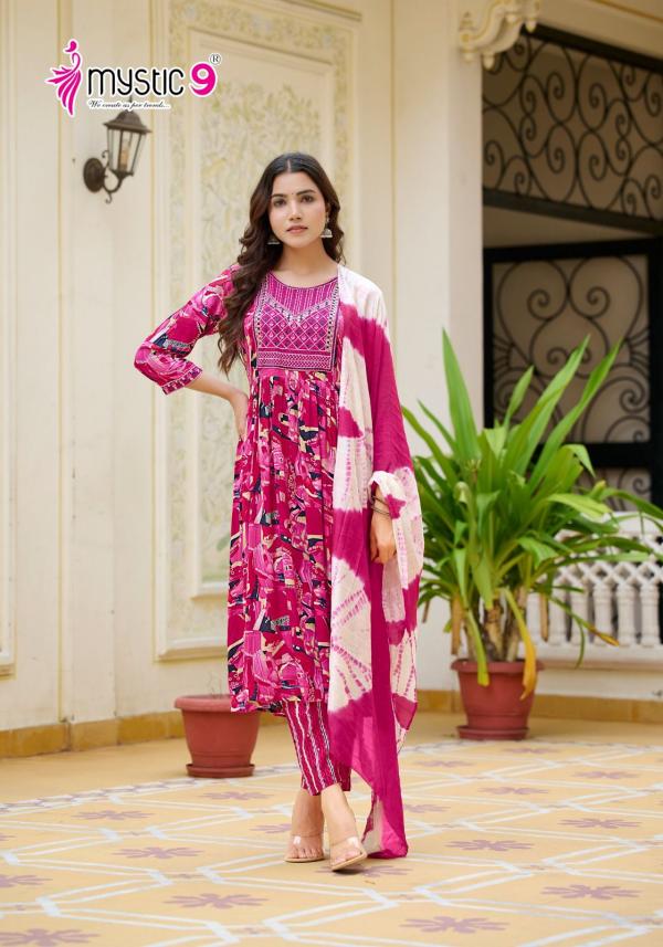 Mystic 9 Shanaya Vol 05 Kurti Bottom With Dupatta Collection