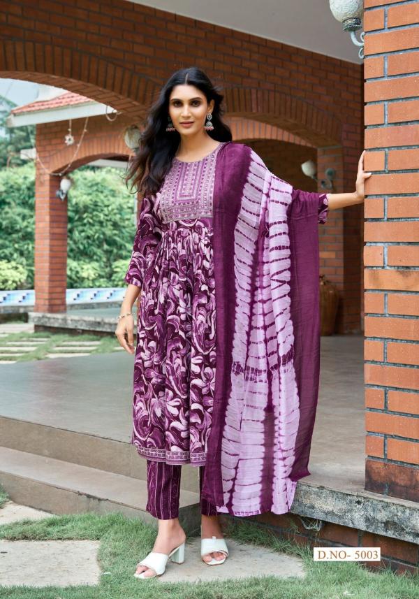 Mystic 9 Simran Vol 05 Kurti Bottom With Dupatta Collection