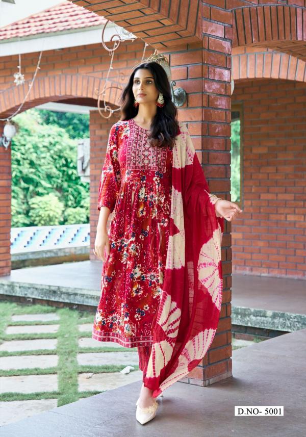 Mystic 9 Simran Vol 05 Kurti Bottom With Dupatta Collection