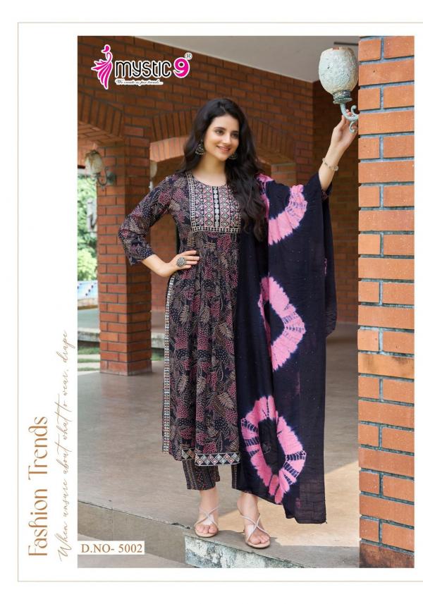 Mystic 9 Simran Vol 05 Kurti Bottom With Dupatta Collection