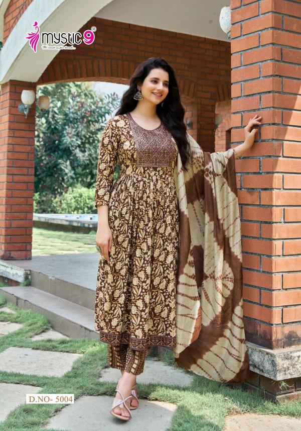 Mystic 9 Simran Vol 05 Kurti Bottom With Dupatta Collection