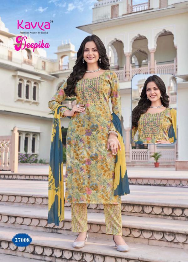 Kavya Deepika Vol 27 Kurti Bottom With Dupatta Collection