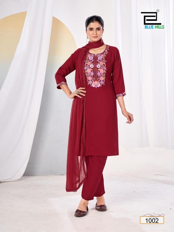 Blue Hills Vansika Kurti Bottom With Dupatta Collection