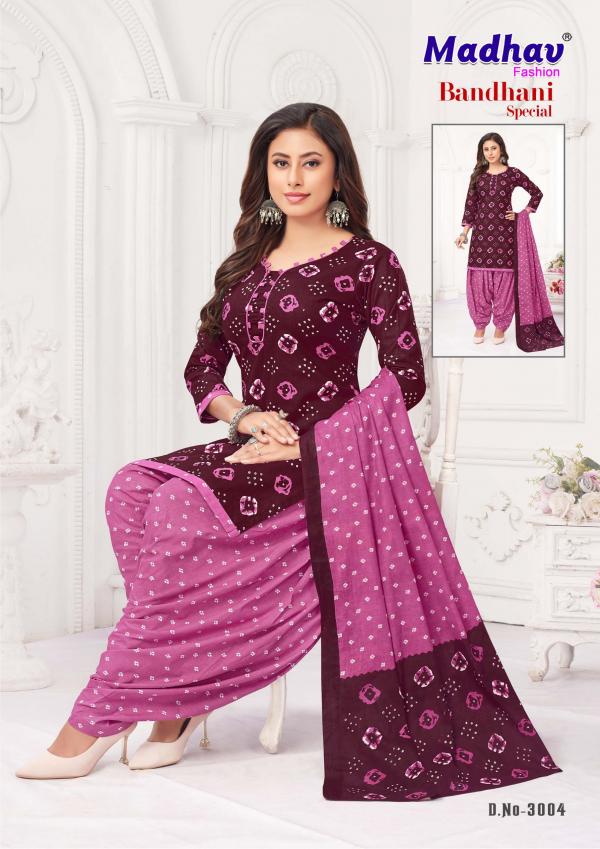 Madhav Bandhani Special Vol 3 Cotton Dress Material Collection