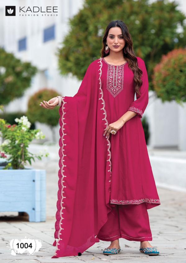 Kadlee Afsaana Kurti Bottom With Dupatta Collection