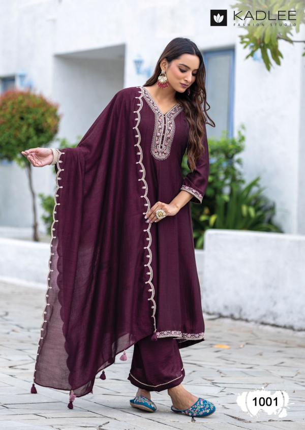 Kadlee Afsaana Kurti Bottom With Dupatta Collection