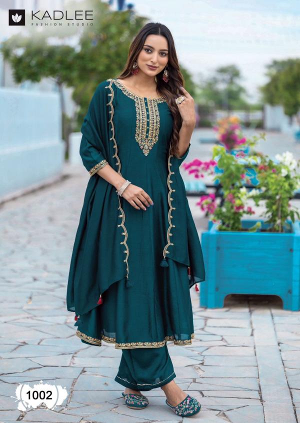 Kadlee Afsaana Kurti Bottom With Dupatta Collection