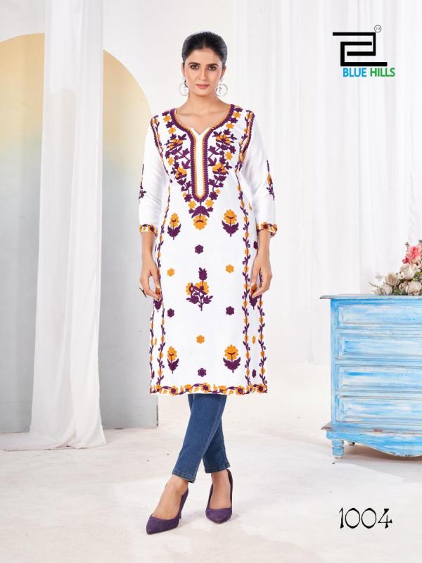 Blue Hills Yamini Rayon Fancy Kurti Collection