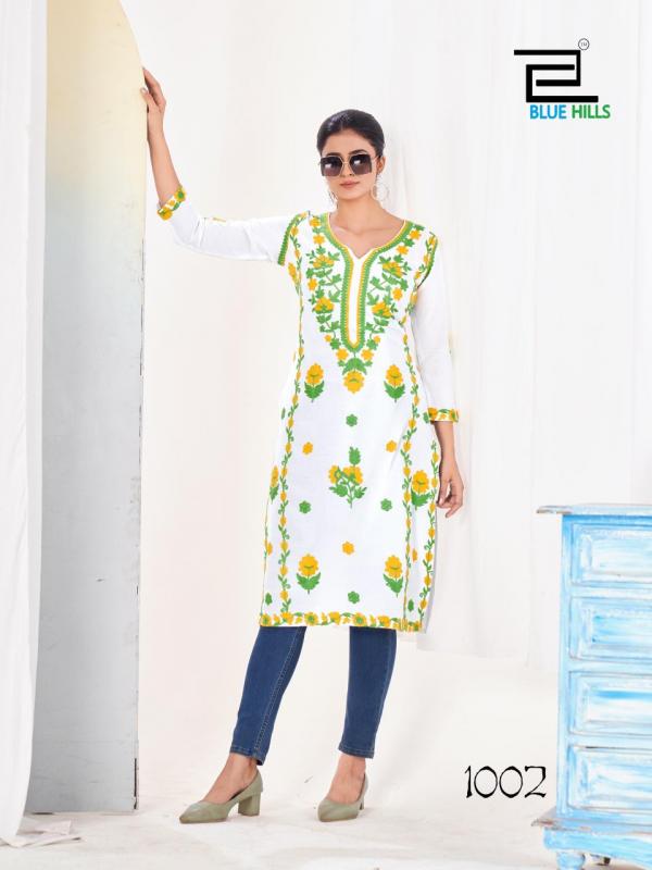 Blue Hills Yamini Rayon Fancy Kurti Collection